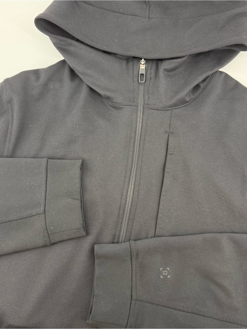Lululemon City Sweat Hoodie Jacket Mens L Black Preppy Thermo Gym Activewear